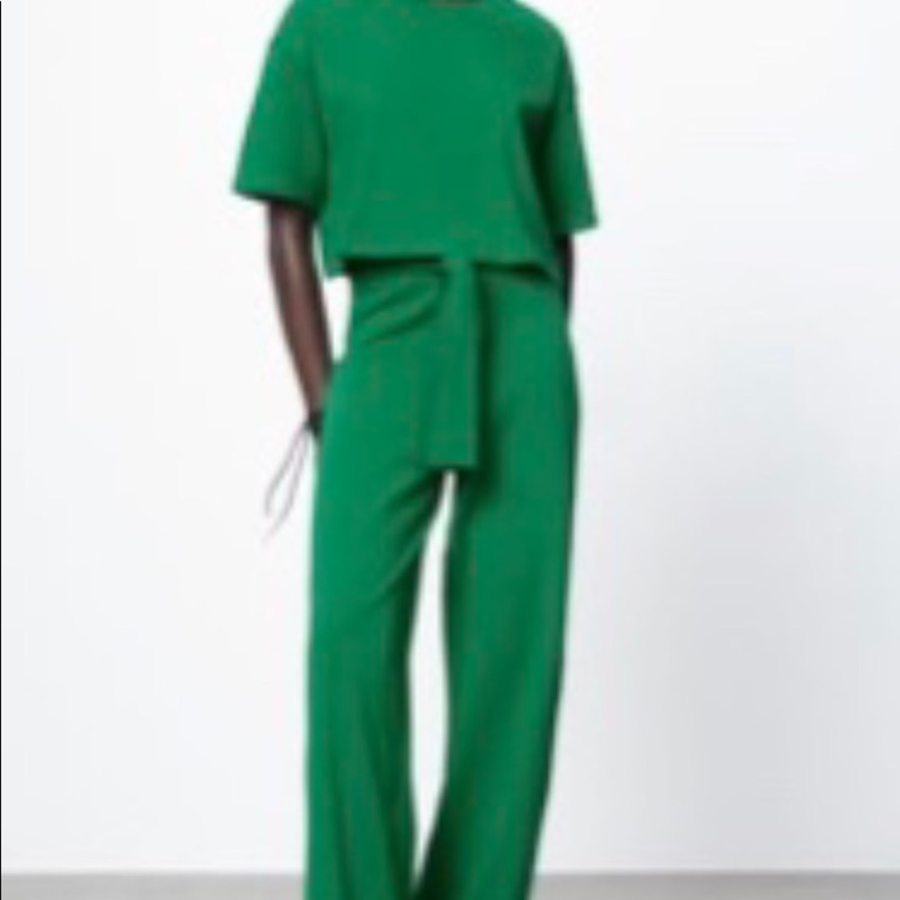 Zara Bottega Green Matching Set